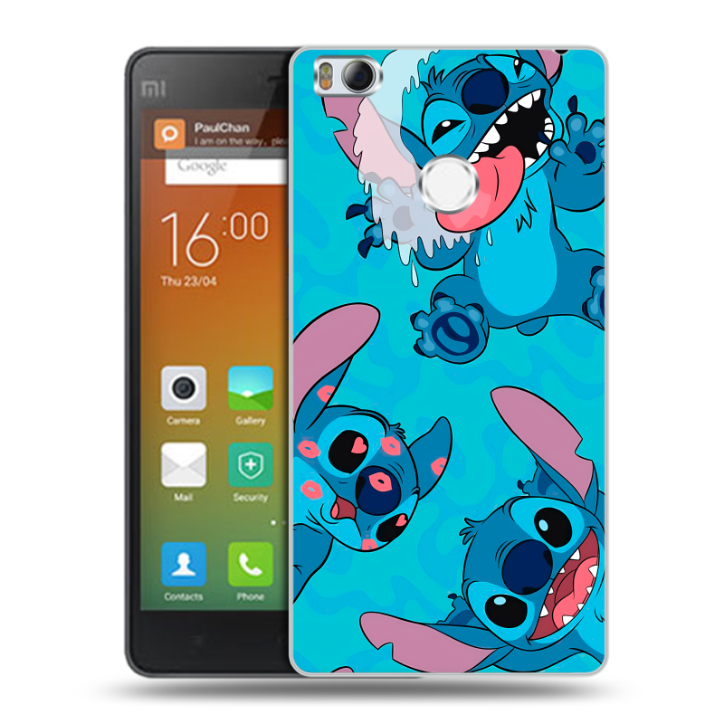 Пластиковый чехол на Xiaomi Mi4S с принтом Лило и Стич Пластиковый чехол на Xiaomi Mi4S с принтом Лило и Стич
