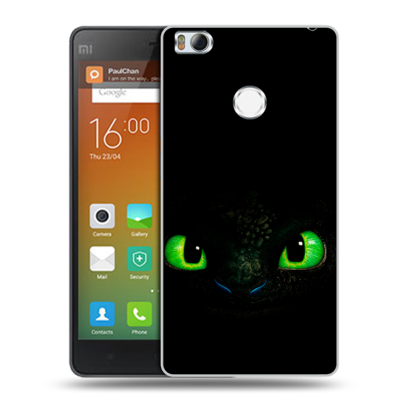 Пластиковый чехол на Xiaomi Mi4S с принтом Как приручить дракона Пластиковый чехол на Xiaomi Mi4S с принтом Как приручить дракона
