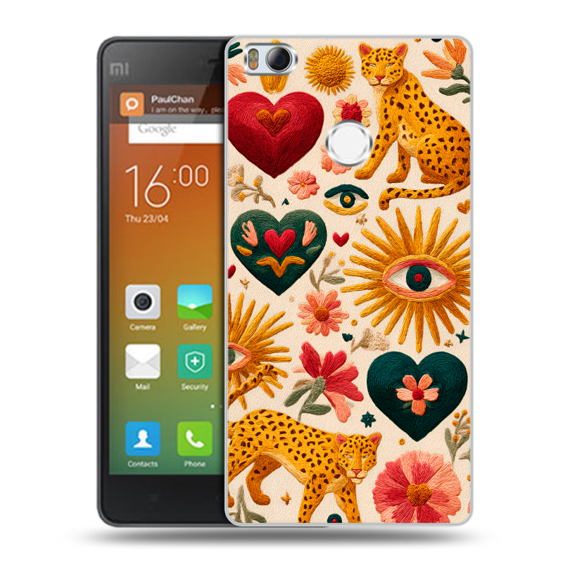 Пластиковый чехол на Xiaomi Mi4S с принтом Модный принт Пластиковый чехол на Xiaomi Mi4S с принтом Модный принт