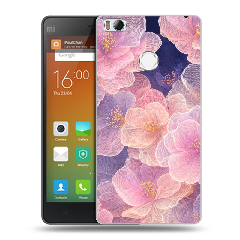 Пластиковый чехол на Xiaomi Mi4S с принтом женский Пластиковый чехол на Xiaomi Mi4S с принтом женский