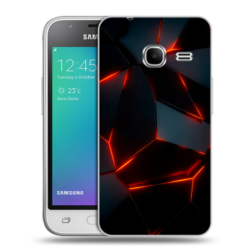 Силиконовый чехол на Samsung Galaxy J1 mini (2016) с принтом Яркие абстракции Силиконовый чехол на Samsung Galaxy J1 mini (2016) с принтом Яркие абстракции