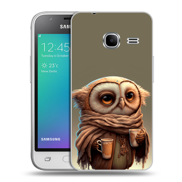 Силиконовый чехол на Samsung Galaxy J1 mini (2016) с принтом Сова Силиконовый чехол на Samsung Galaxy J1 mini (2016) с принтом Сова