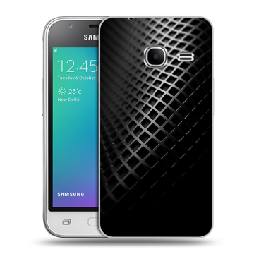 Силиконовый чехол на Samsung Galaxy J1 mini (2016) с принтом Текстура металла Силиконовый чехол на Samsung Galaxy J1 mini (2016) с принтом Текстура металла