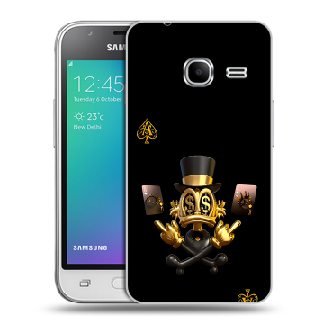 Силиконовый чехол на Samsung Galaxy J1 mini (2016) с принтом Золотой скрудж макдак Силиконовый чехол на Samsung Galaxy J1 mini (2016) с принтом Золотой скрудж макдак