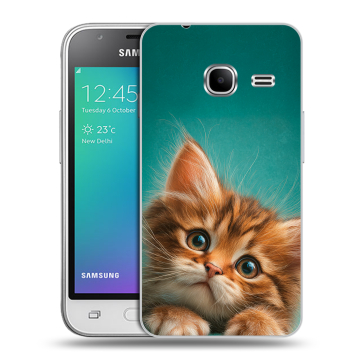Силиконовый чехол на Samsung Galaxy J1 mini (2016) с принтом котенок Силиконовый чехол на Samsung Galaxy J1 mini (2016) с принтом котенок