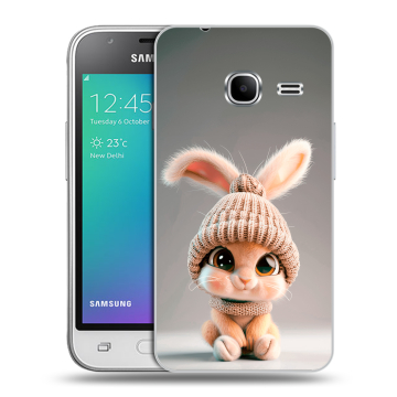 Силиконовый чехол на Samsung Galaxy J1 mini (2016) с принтом Кролик Силиконовый чехол на Samsung Galaxy J1 mini (2016) с принтом Кролик