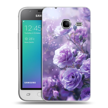 Силиконовый чехол на Samsung Galaxy J1 mini (2016) с принтом Розы цветы Силиконовый чехол на Samsung Galaxy J1 mini (2016) с принтом Розы цветы