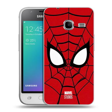 Силиконовый чехол на Samsung Galaxy J1 mini (2016) с принтом человек паук spiderman Силиконовый чехол на Samsung Galaxy J1 mini (2016) с принтом человек паук spiderman