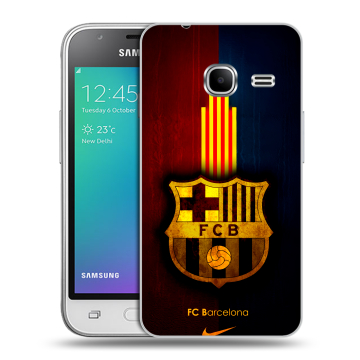Силиконовый чехол на Samsung Galaxy J1 mini (2016) с принтом Барселона Barcelona Силиконовый чехол на Samsung Galaxy J1 mini (2016) с принтом Барселона Barcelona