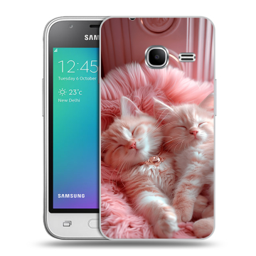 Силиконовый чехол на Samsung Galaxy J1 mini (2016) с принтом котята котики Силиконовый чехол на Samsung Galaxy J1 mini (2016) с принтом котята котики