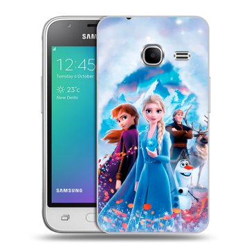 Силиконовый чехол на Samsung Galaxy J1 mini (2016) с принтом Холодное сердце Frozen Силиконовый чехол на Samsung Galaxy J1 mini (2016) с принтом Холодное сердце Frozen