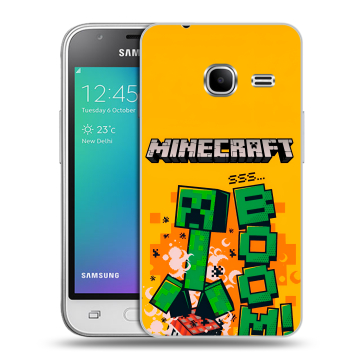 Силиконовый чехол на Samsung Galaxy J1 mini (2016) с принтом Майнкрафт Minecraft Силиконовый чехол на Samsung Galaxy J1 mini (2016) с принтом Майнкрафт Minecraft