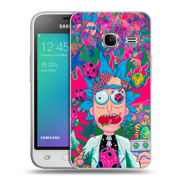 Силиконовый чехол на Samsung Galaxy J1 mini (2016) с принтом Рик и Морти Rick Morty Силиконовый чехол на Samsung Galaxy J1 mini (2016) с принтом Рик и Морти Rick Morty