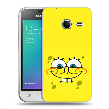 Силиконовый чехол на Samsung Galaxy J1 mini (2016) с принтом спанчбоб спанч боб Силиконовый чехол на Samsung Galaxy J1 mini (2016) с принтом спанчбоб спанч боб