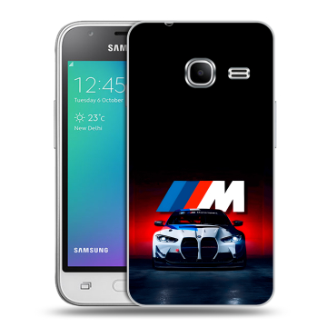 Силиконовый чехол на Samsung Galaxy J1 mini (2016) с принтом БМВ BMW Силиконовый чехол на Samsung Galaxy J1 mini (2016) с принтом БМВ BMW