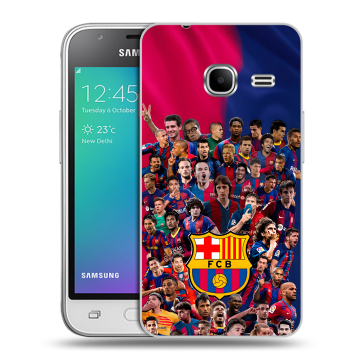 Силиконовый чехол на Samsung Galaxy J1 mini (2016) с принтом Барселона Barcelona Силиконовый чехол на Samsung Galaxy J1 mini (2016) с принтом Барселона Barcelona