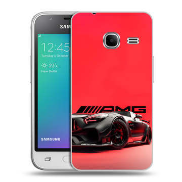 Силиконовый чехол на Samsung Galaxy J1 mini (2016) с принтом Мерседес Mercedes AMG Силиконовый чехол на Samsung Galaxy J1 mini (2016) с принтом Мерседес Mercedes AMG