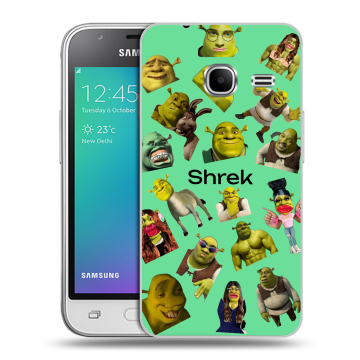 Силиконовый чехол на Samsung Galaxy J1 mini (2016) с принтом Шрек Shrek Силиконовый чехол на Samsung Galaxy J1 mini (2016) с принтом Шрек Shrek