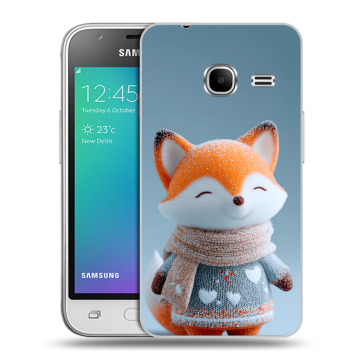 Силиконовый чехол на Samsung Galaxy J1 mini (2016) с принтом Лиса Силиконовый чехол на Samsung Galaxy J1 mini (2016) с принтом Лиса