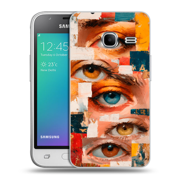 Силиконовый чехол на Samsung Galaxy J1 mini (2016) с принтом Модный принт Силиконовый чехол на Samsung Galaxy J1 mini (2016) с принтом Модный принт