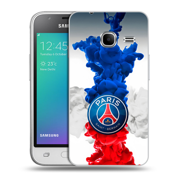 Силиконовый чехол на Samsung Galaxy J1 mini (2016) с принтом PSG ПСЖ Силиконовый чехол на Samsung Galaxy J1 mini (2016) с принтом PSG ПСЖ