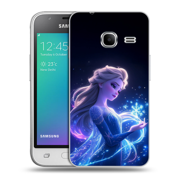 Силиконовый чехол на Samsung Galaxy J1 mini (2016) с принтом Холодное сердце Frozen Силиконовый чехол на Samsung Galaxy J1 mini (2016) с принтом Холодное сердце Frozen
