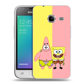 Силиконовый чехол на Samsung Galaxy J1 mini (2016) с принтом Спанч боб Спанчбоб Силиконовый чехол на Samsung Galaxy J1 mini (2016) с принтом Спанч боб Спанчбоб