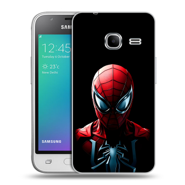 Силиконовый чехол на Samsung Galaxy J1 mini (2016) с принтом Spiderman Человек паук Силиконовый чехол на Samsung Galaxy J1 mini (2016) с принтом Spiderman Человек паук