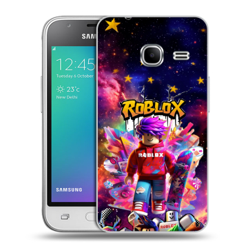 Силиконовый чехол на Samsung Galaxy J1 mini (2016) с принтом Roblox Роблокс Силиконовый чехол на Samsung Galaxy J1 mini (2016) с принтом Roblox Роблокс