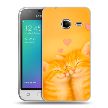 Силиконовый чехол на Samsung Galaxy J1 mini (2016) с принтом Милые котята Силиконовый чехол на Samsung Galaxy J1 mini (2016) с принтом Милые котята