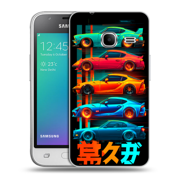 Силиконовый чехол на Samsung Galaxy J1 mini (2016) с принтом машины тачки Силиконовый чехол на Samsung Galaxy J1 mini (2016) с принтом машины тачки