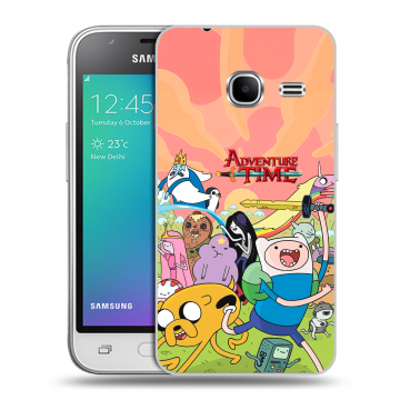 Силиконовый чехол на Samsung Galaxy J1 mini (2016) с принтом Adventure time Время приключений Силиконовый чехол на Samsung Galaxy J1 mini (2016) с принтом Adventure time Время приключений
