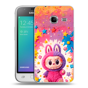 Силиконовый чехол на Samsung Galaxy J1 mini (2016) с принтом Labubu Лабубу Силиконовый чехол на Samsung Galaxy J1 mini (2016) с принтом Labubu Лабубу