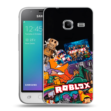 Силиконовый чехол на Samsung Galaxy J1 mini (2016) с принтом Roblox Роблокс Силиконовый чехол на Samsung Galaxy J1 mini (2016) с принтом Roblox Роблокс