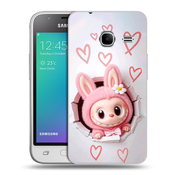Силиконовый чехол на Samsung Galaxy J1 mini (2016) с принтом Labubu Лабубу Силиконовый чехол на Samsung Galaxy J1 mini (2016) с принтом Labubu Лабубу