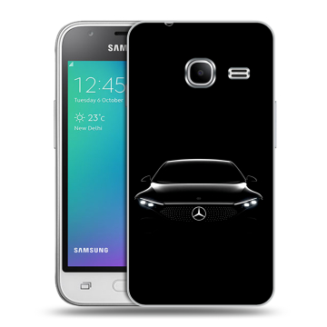 Силиконовый чехол на Samsung Galaxy J1 mini (2016) с принтом Mercedes Мерседес Силиконовый чехол на Samsung Galaxy J1 mini (2016) с принтом Mercedes Мерседес