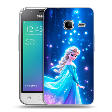 Силиконовый чехол на Samsung Galaxy J1 mini (2016) с принтом Холодное сердце Frozen Силиконовый чехол на Samsung Galaxy J1 mini (2016) с принтом Холодное сердце Frozen