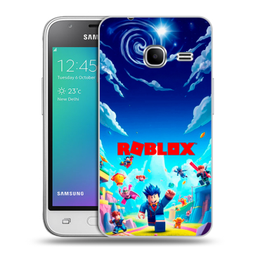 Силиконовый чехол на Samsung Galaxy J1 mini (2016) с принтом Roblox Роблокс Силиконовый чехол на Samsung Galaxy J1 mini (2016) с принтом Roblox Роблокс