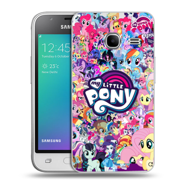 Силиконовый чехол на Samsung Galaxy J1 mini (2016) с принтом My little pony Дружба чудо Силиконовый чехол на Samsung Galaxy J1 mini (2016) с принтом My little pony Дружба чудо