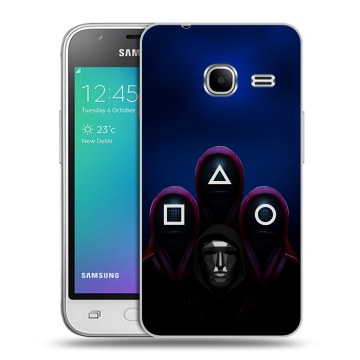 Силиконовый чехол на Samsung Galaxy J1 mini (2016) с принтом Игра Кальмара Силиконовый чехол на Samsung Galaxy J1 mini (2016) с принтом Игра Кальмара