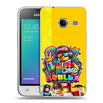 Силиконовый чехол на Samsung Galaxy J1 mini (2016) с принтом Roblox Роблокс Силиконовый чехол на Samsung Galaxy J1 mini (2016) с принтом Roblox Роблокс