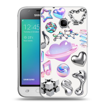 Силиконовый чехол на Samsung Galaxy J1 mini (2016) с принтом Y2K Силиконовый чехол на Samsung Galaxy J1 mini (2016) с принтом Y2K