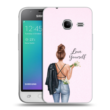 Силиконовый чехол на Samsung Galaxy J1 mini (2016) с принтом женский Силиконовый чехол на Samsung Galaxy J1 mini (2016) с принтом женский