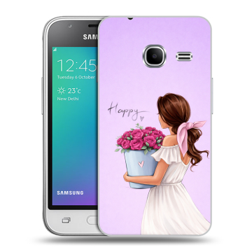 Силиконовый чехол на Samsung Galaxy J1 mini (2016) с принтом женский Силиконовый чехол на Samsung Galaxy J1 mini (2016) с принтом женский