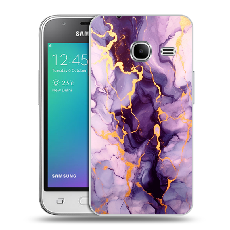 Силиконовый чехол на Samsung Galaxy J1 mini (2016) с принтом Мрамор Силиконовый чехол на Samsung Galaxy J1 mini (2016) с принтом Мрамор