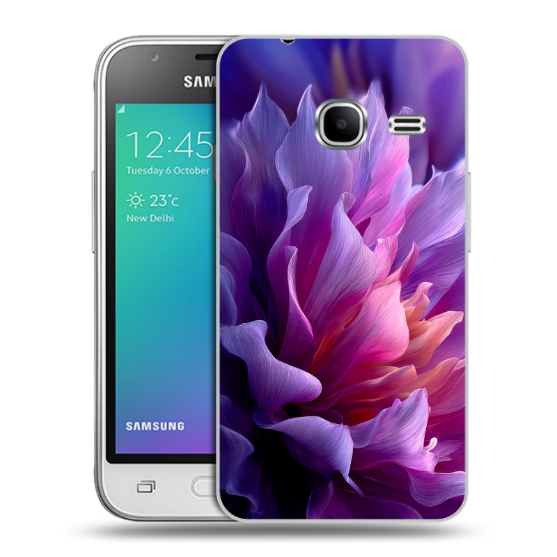 Силиконовый чехол на Samsung Galaxy J1 mini (2016) с принтом женский цветы Силиконовый чехол на Samsung Galaxy J1 mini (2016) с принтом женский цветы
