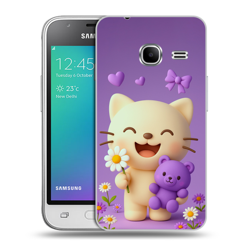 Силиконовый чехол на Samsung Galaxy J1 mini (2016) с принтом для девочек Силиконовый чехол на Samsung Galaxy J1 mini (2016) с принтом для девочек