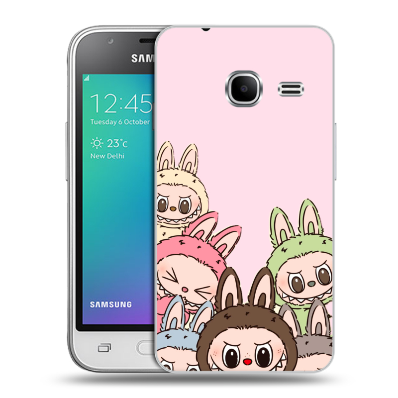 Силиконовый чехол на Samsung Galaxy J1 mini (2016) с принтом Лабубу Силиконовый чехол на Samsung Galaxy J1 mini (2016) с принтом Лабубу
