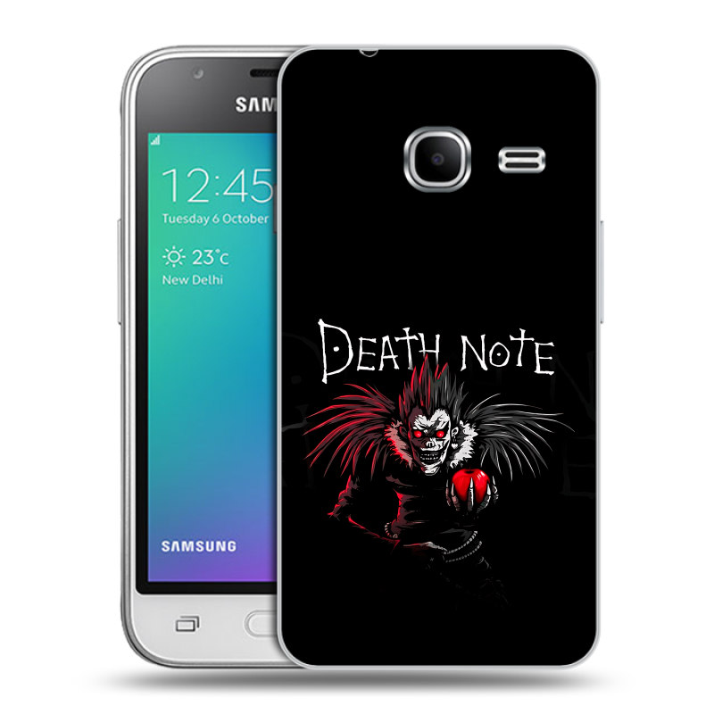 Силиконовый чехол на Samsung Galaxy J1 mini (2016) с принтом Death note Тетрадь смерти Силиконовый чехол на Samsung Galaxy J1 mini (2016) с принтом Death note Тетрадь смерти