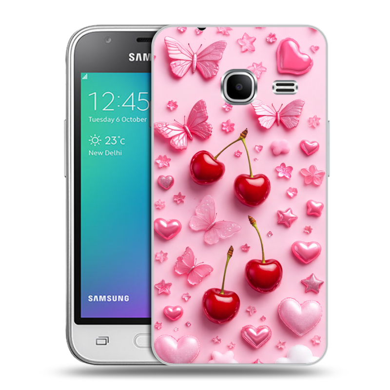 Силиконовый чехол на Samsung Galaxy J1 mini (2016) с принтом для девочек Силиконовый чехол на Samsung Galaxy J1 mini (2016) с принтом для девочек